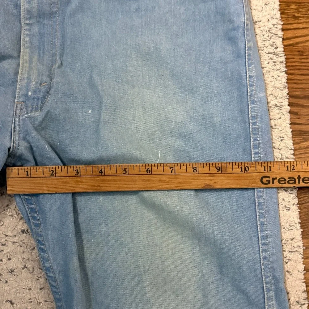 Vintage Levis Jeans Skosh More Room Orange Tab Light Wash USA‎ 36x28 Blue